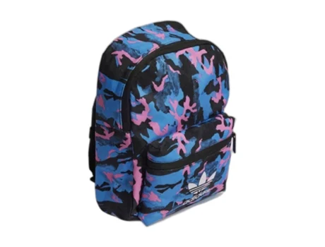 ADIDAS- Adidas Camo Inf BP Mochila Infantil Azul Negro Unisex Mini - Imagen 3