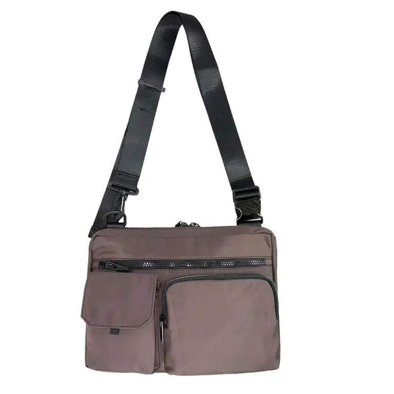 Bolso Bandolera Nylon para Mujer con 3 Bolsillos Frontales y Tira Ajustable - Imagen 4