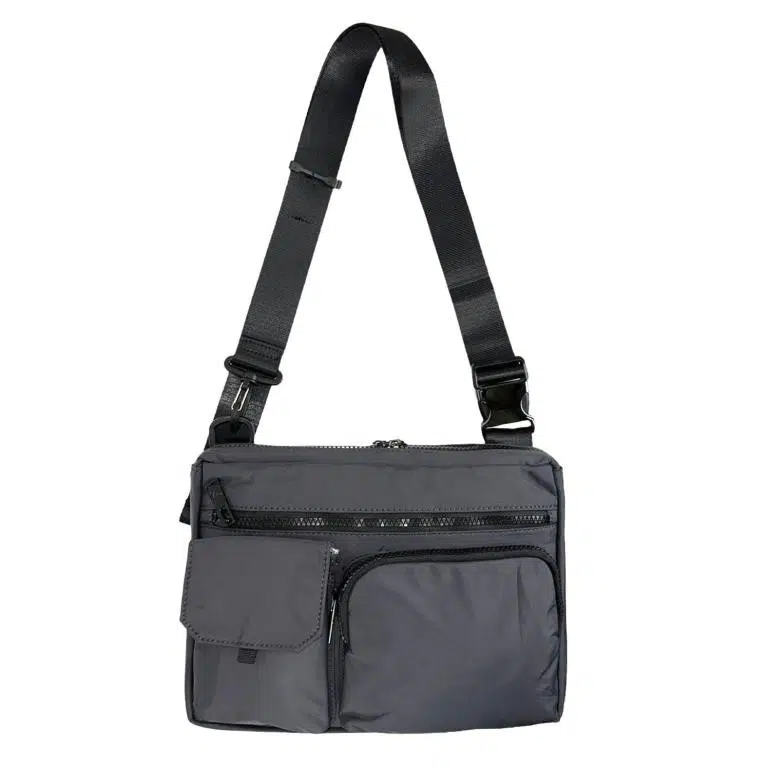 Bolso Bandolera Nylon para Mujer con 3 Bolsillos Frontales y Tira Ajustable - Imagen 7