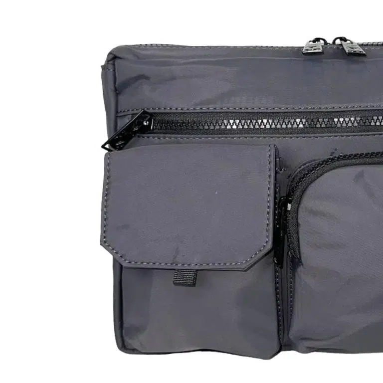Bolso Bandolera Nylon para Mujer con 3 Bolsillos Frontales y Tira Ajustable - Imagen 8