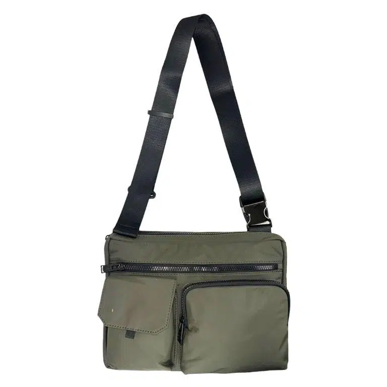 Bolso Bandolera Nylon para Mujer con 3 Bolsillos Frontales y Tira Ajustable - Imagen 6