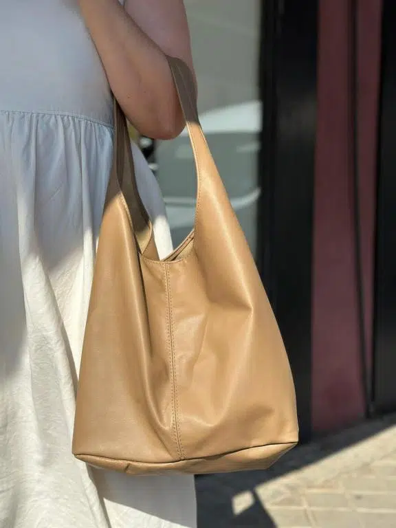 Bolso de Hombro en Piel Italiana con Gran Capacidad y Monedero Extra Mujer - Imagen 8