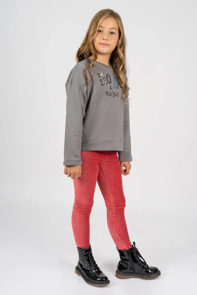 Legging de niña rojo - Imagen 2