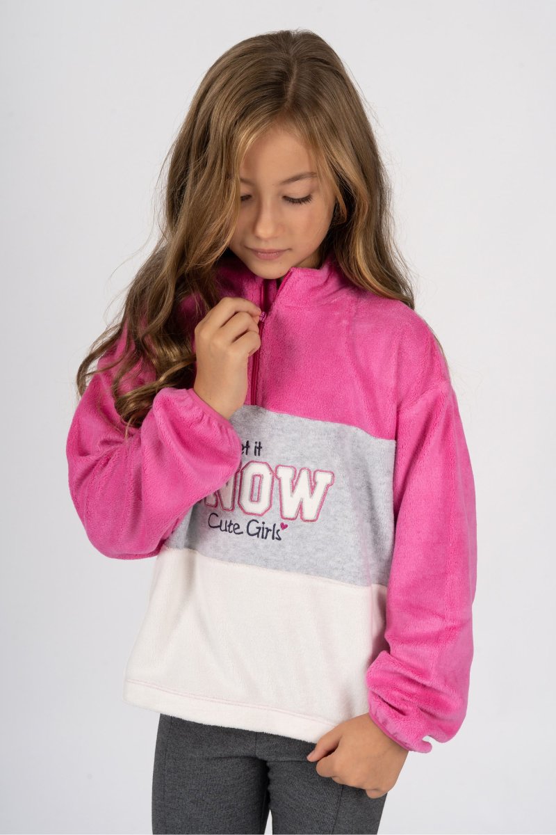 Sudadera de niña multicolor ski - Imagen 5