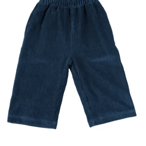 Pantalón de niña azulón pana