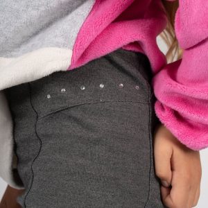 Pantalón de niña gris