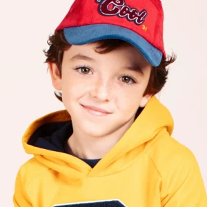 Gorra de niño rojo y azul CHG