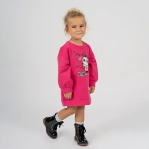 Vestido de bebé color rosa