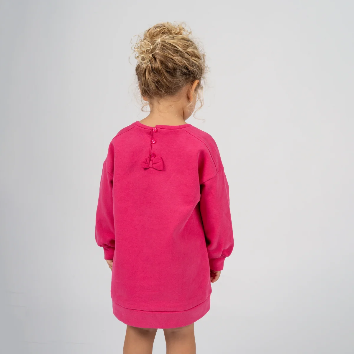 Vestido de bebé color rosa - Imagen 3