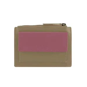 Monedero CACHAREL · Tarjetero monedero · En Piel · Combinado colores