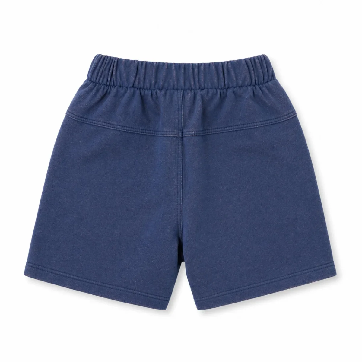 Bermuda infantil azul con parches tropicales - Imagen 6