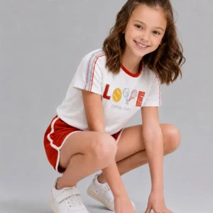 Camiseta niña tenis LOVE