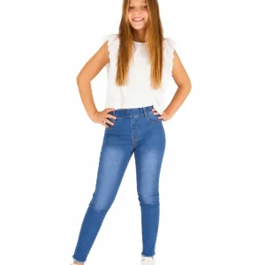 Pantalón vaquero de niña azul