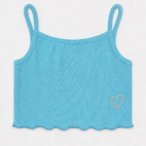 Camiseta de niña turquesa