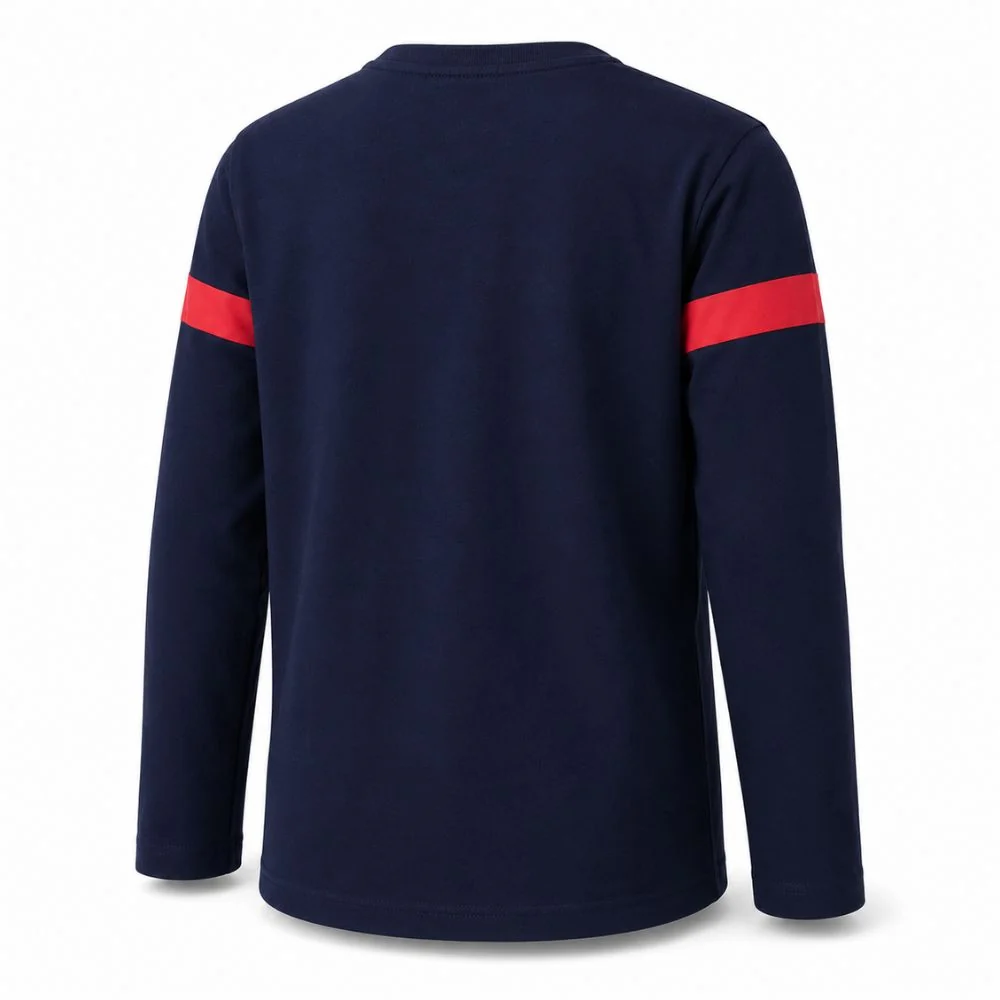 Camiseta manga larga azul marino - Imagen 5