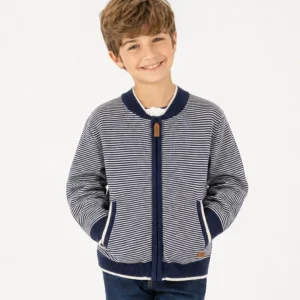 Chaqueta punto niño rayas