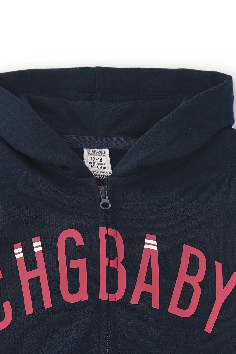 Sudadera de bebé marino con capucha - Imagen 5