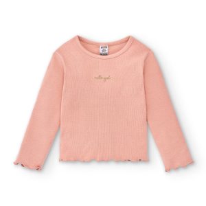 Camiseta de niña rosa | Manga larga