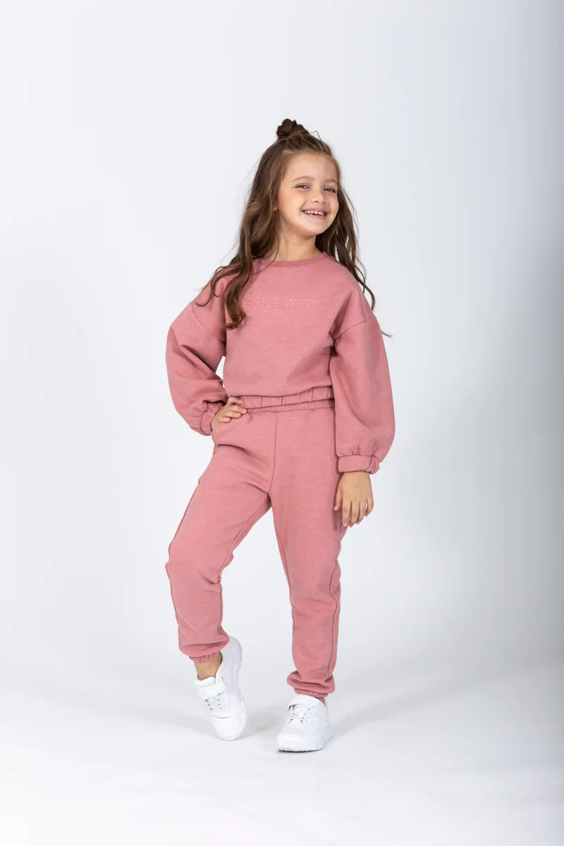 Sudadera de niña rosa Wish | Sin capucha - Imagen 6