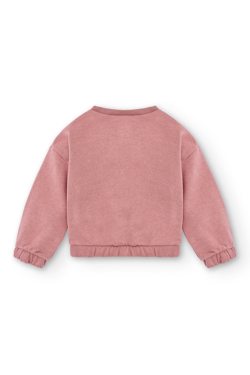 Sudadera de niña rosa Wish | Sin capucha - Imagen 3