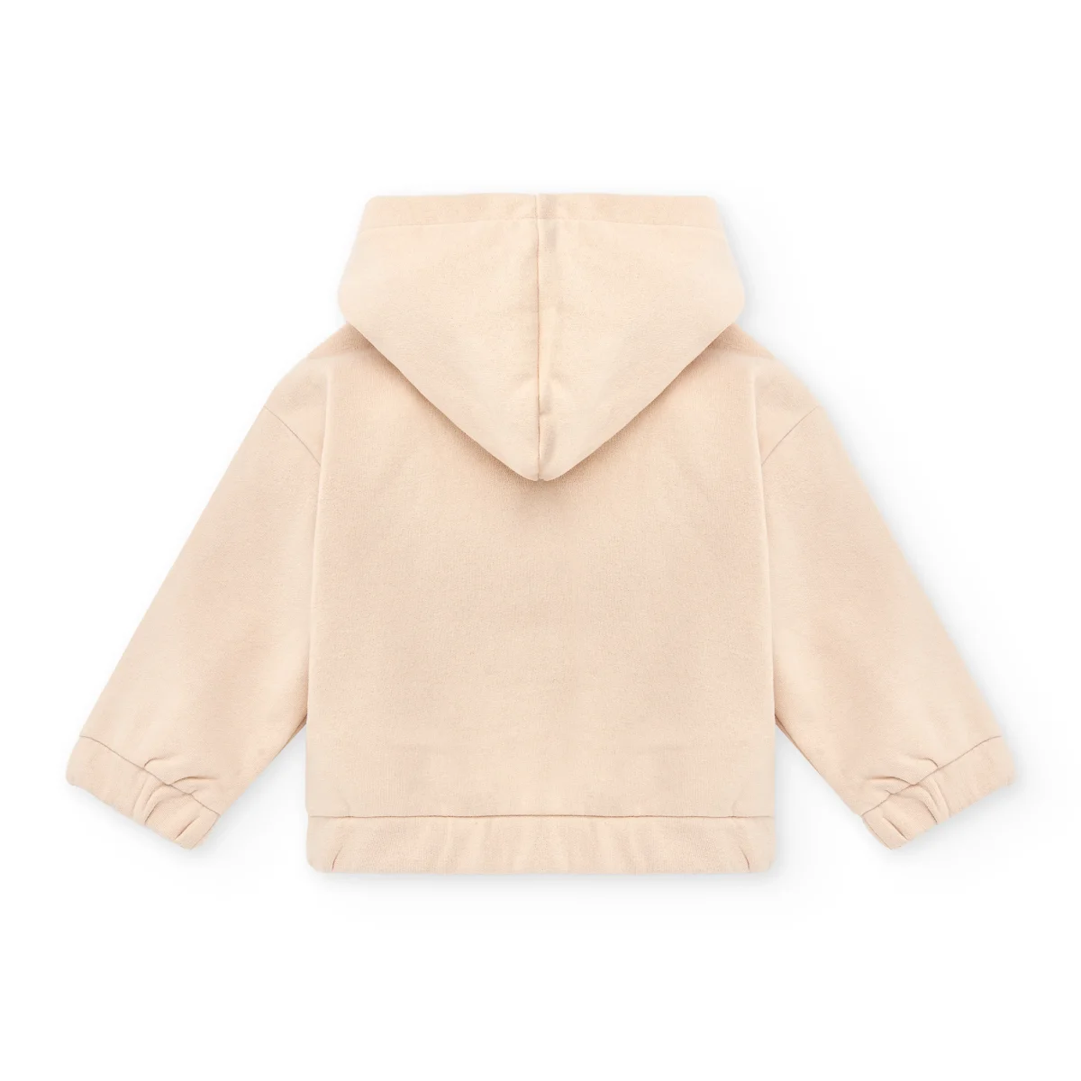 Sudadera abierta niña beige CHG | Con capucha - Imagen 3