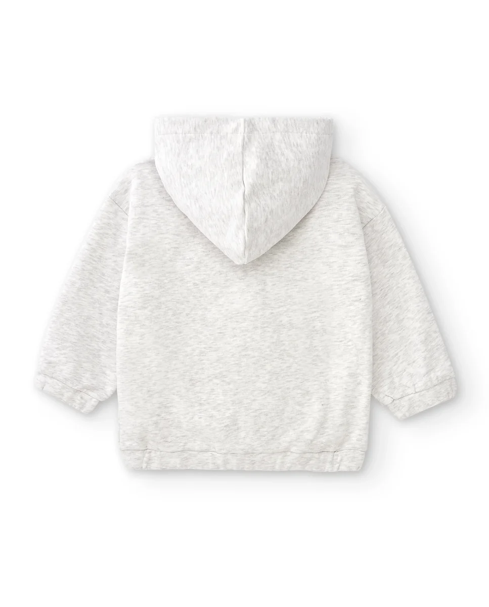 Sudadera con capucha niña gris CHG | Con capucha - Imagen 6