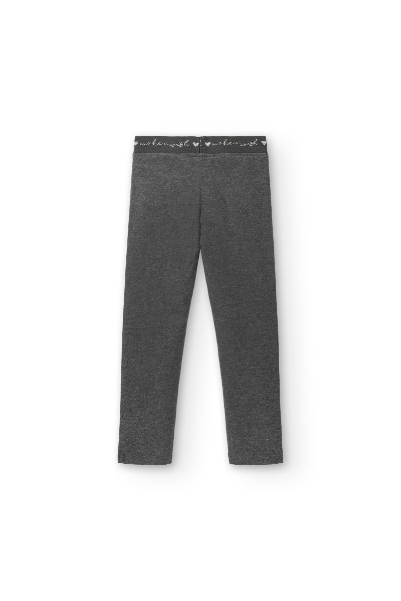 Legging de niña gris oscuro | Cintura elástica - Imagen 5