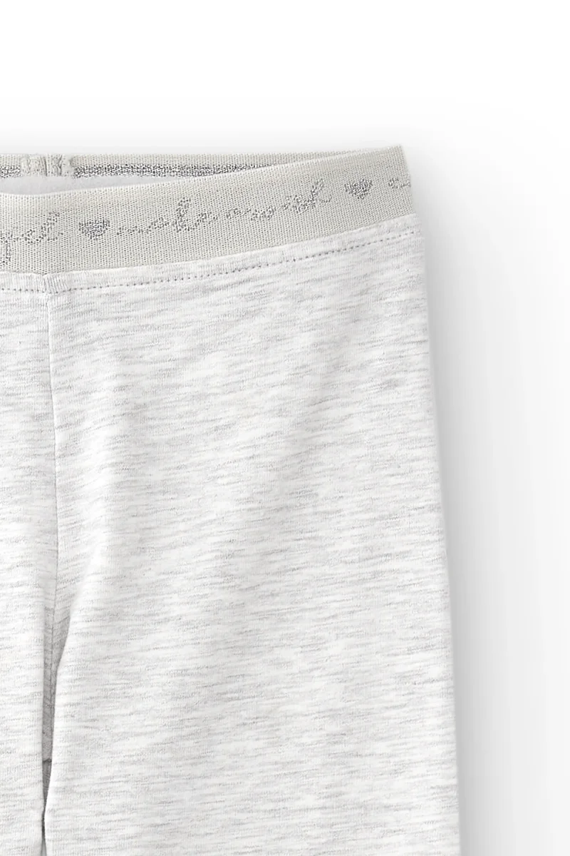 Legging de niña gris | Cintura elástica - Imagen 3
