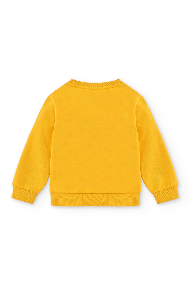 Sudadera cerrada de niño amarillo CHG - Imagen 3