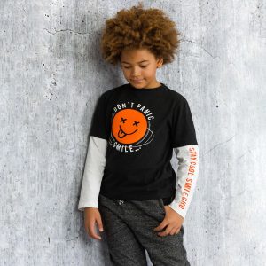 Camiseta manga larga de niño SMILE