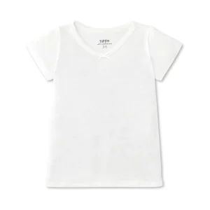 Camiseta interior niña manga corta algodón orgánico