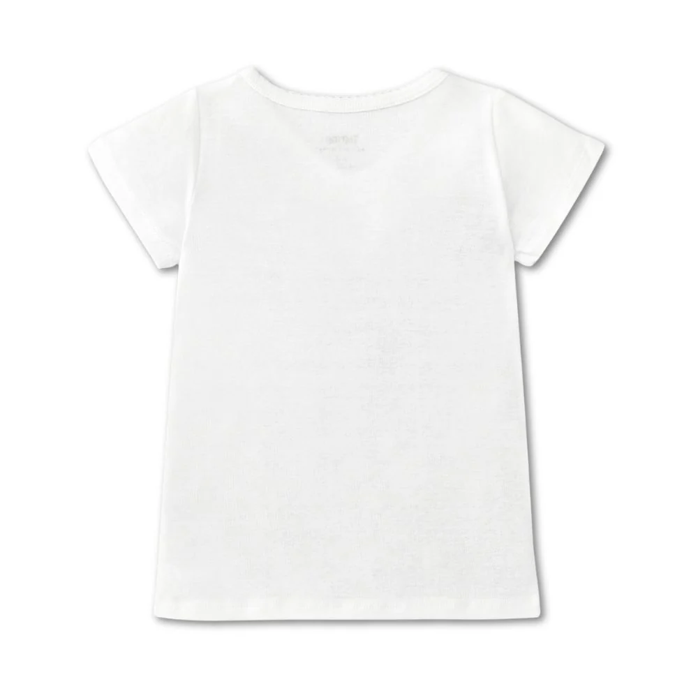 Camiseta interior niña manga corta algodón orgánico - Imagen 4