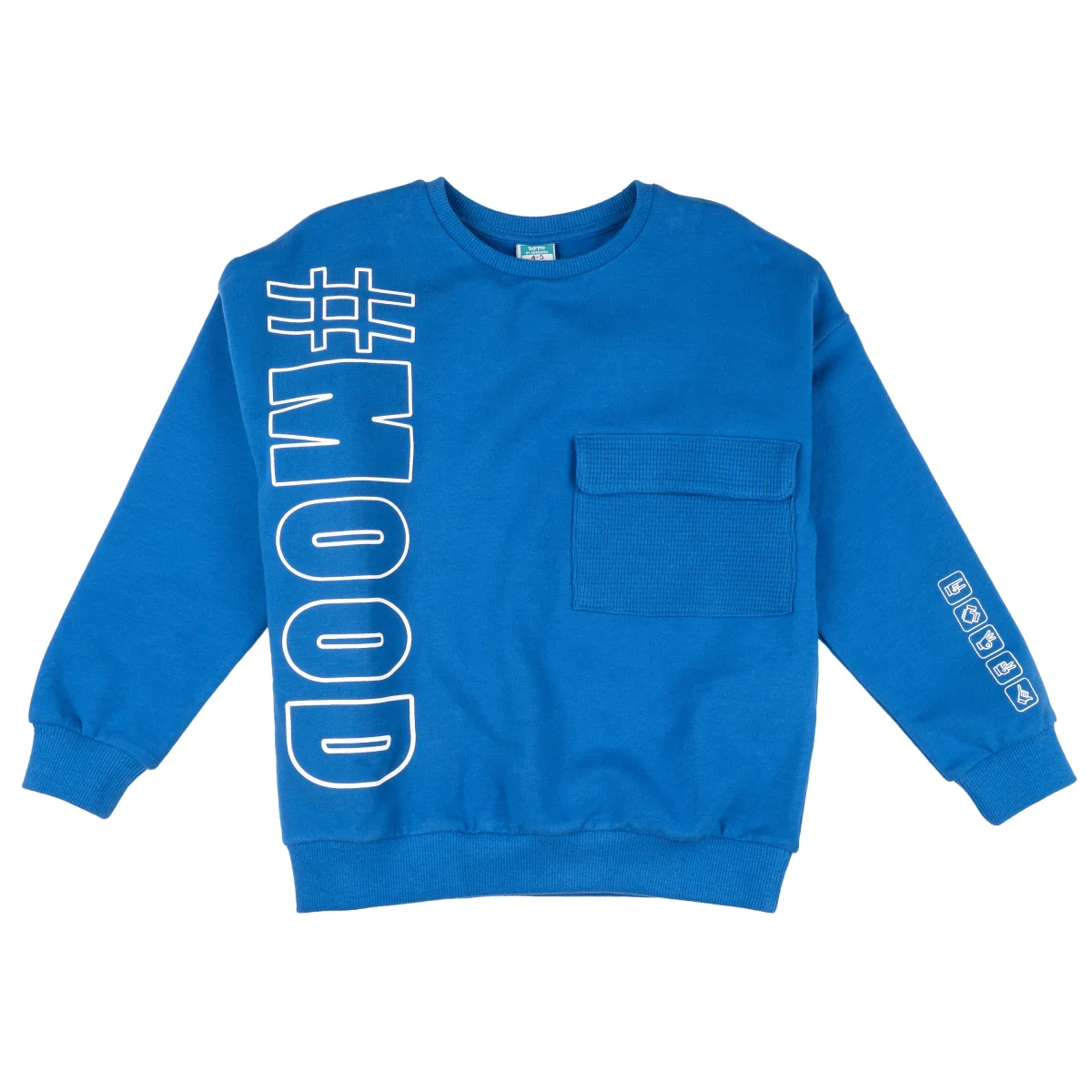 Sudadera de niño color azulón - Imagen 3