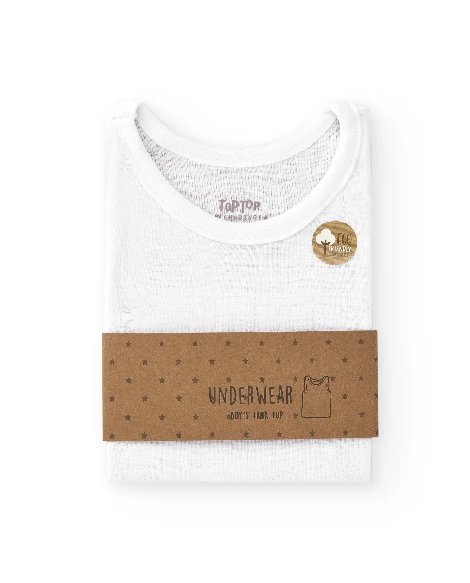 Camiseta interior de sisa niño algodón orgánico - Imagen 5