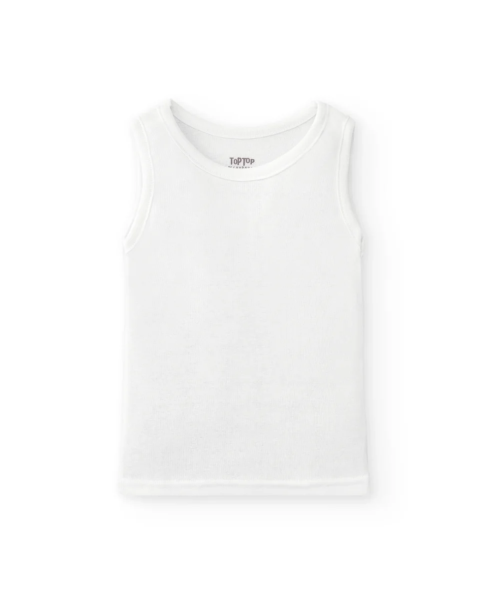 Camiseta interior de sisa niño algodón orgánico - Imagen 2