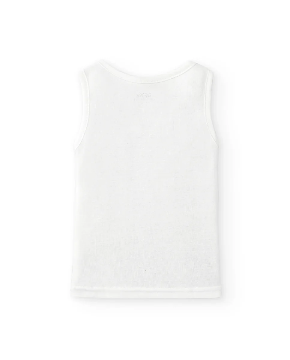 Camiseta interior de sisa niño algodón orgánico - Imagen 4