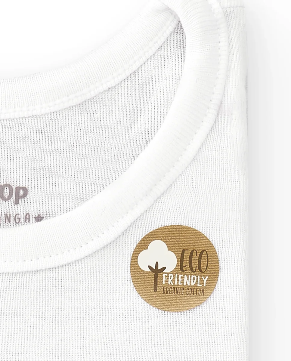 Camiseta interior de sisa niño algodón orgánico - Imagen 3
