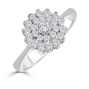 Sortija Rosetón Diamantes