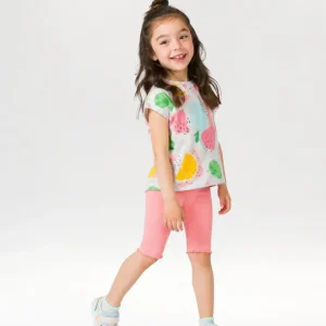 Legging bebé niña coral canalé