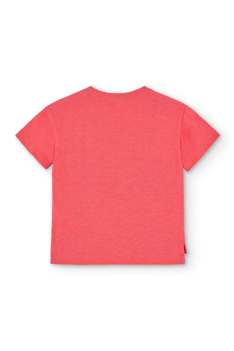 Camiseta de bebé niño coral con bolsillo lateral - Imagen 5