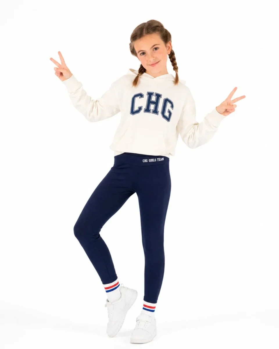 Legging niña azul marino | Cintura elástica y cómodo - Imagen 2