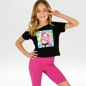 Legging de niña color fucsia