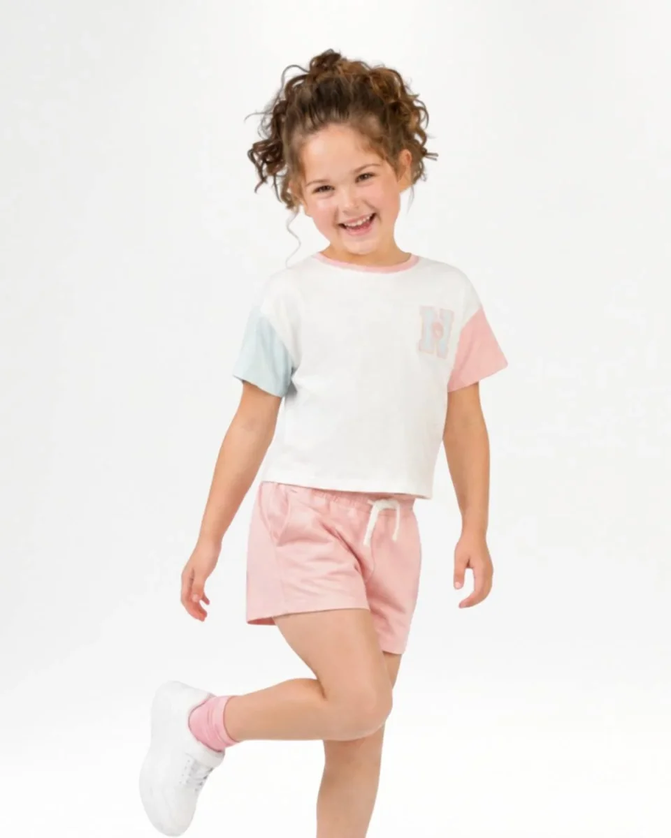 Short de niña rosa - Imagen 2