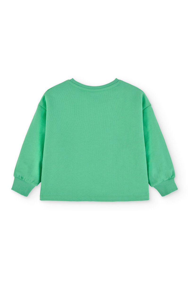 Sudadera de niña verde | Cuello redondo CHG - Imagen 4