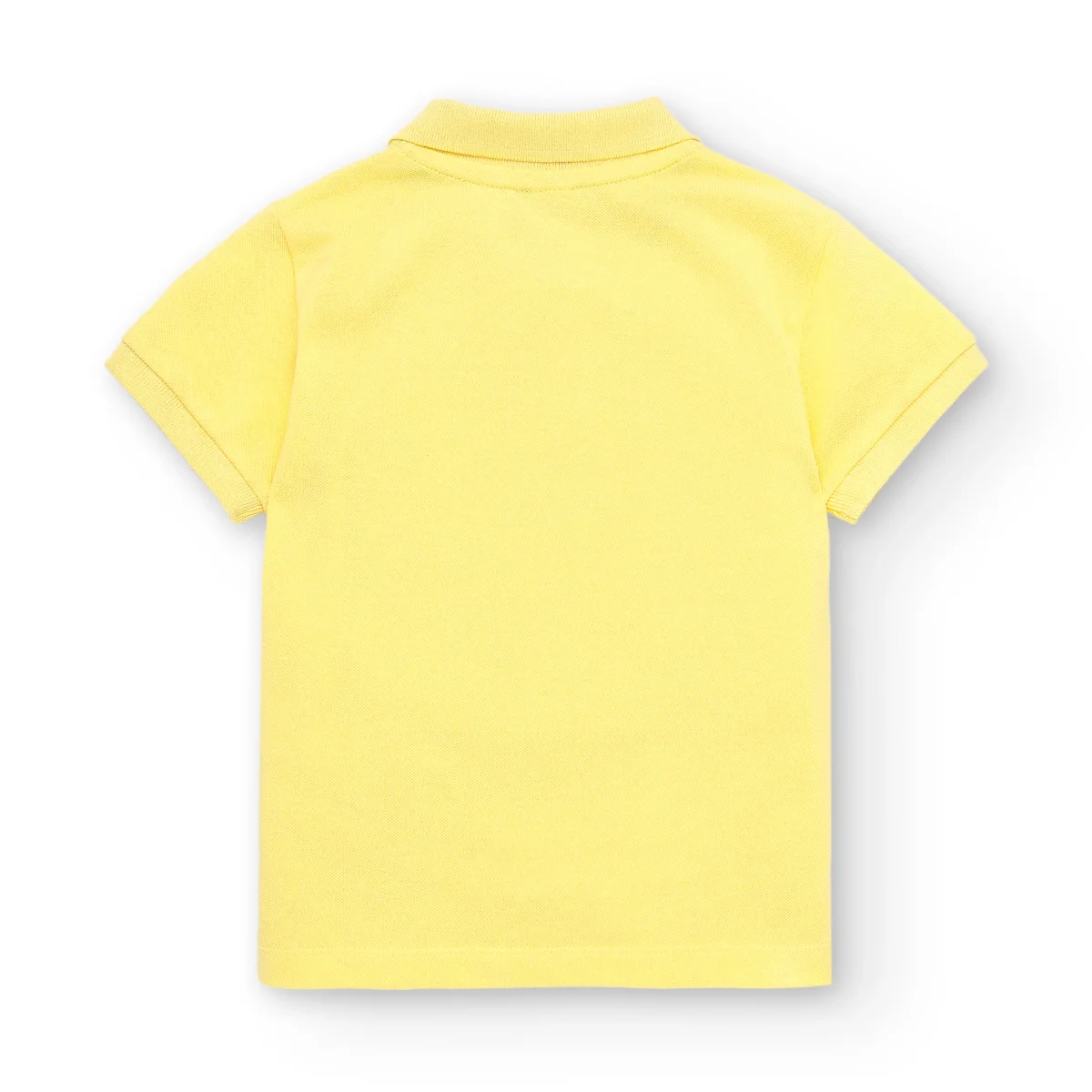 Polo niño amarillo piqué - Imagen 5