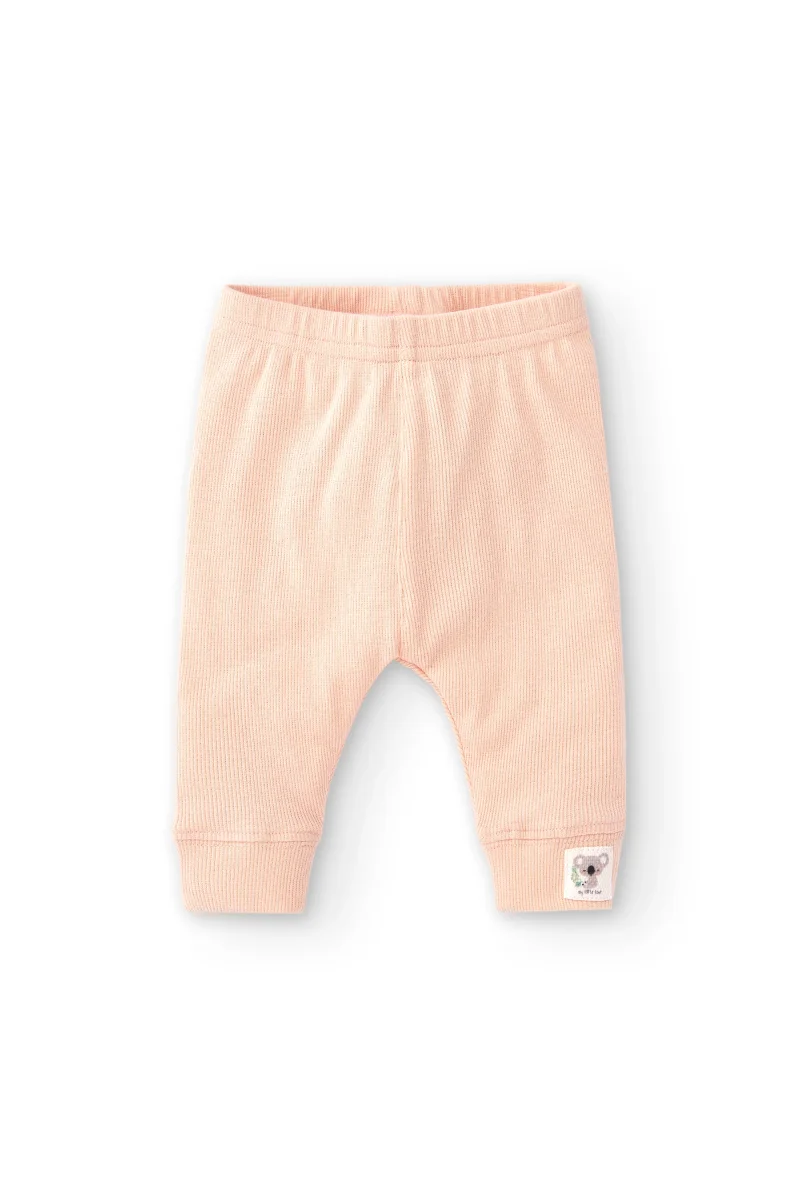 Legging de recién nacido rosa