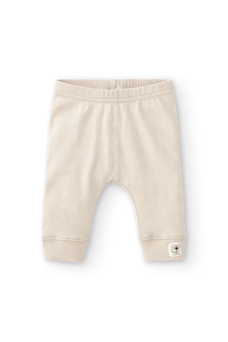 Pantalón recién nacido arena - Imagen 3