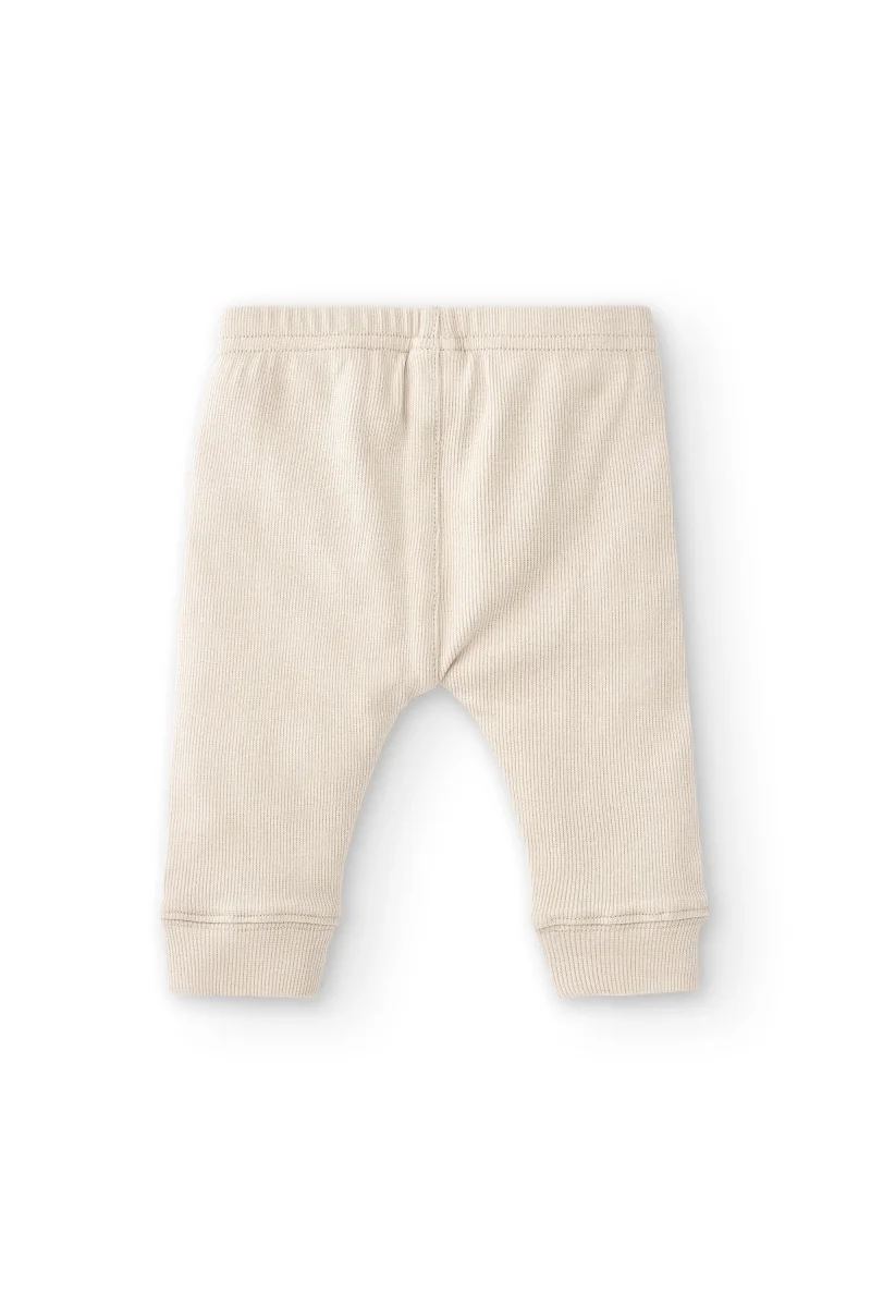 Pantalón recién nacido arena - Imagen 4