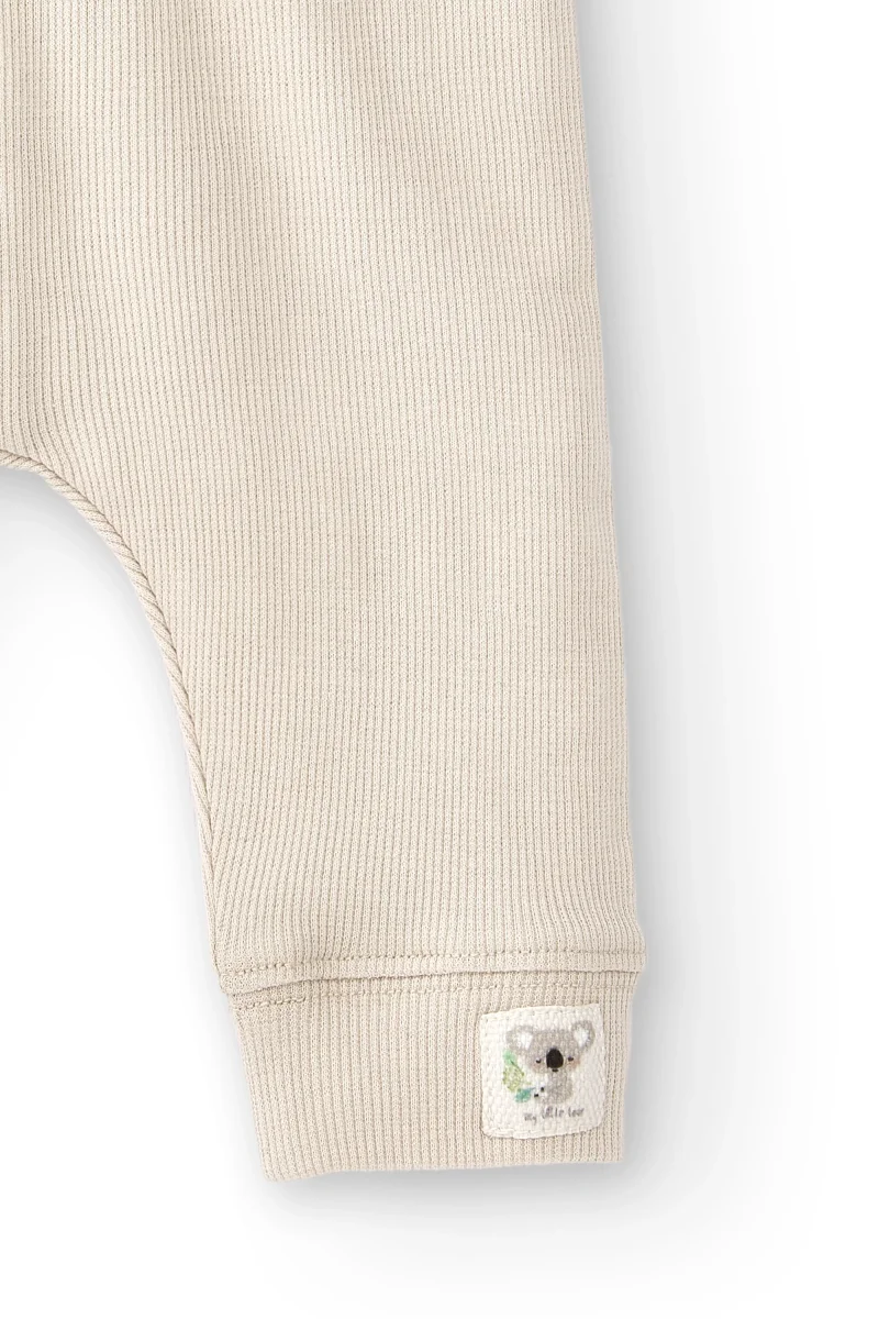 Pantalón recién nacido arena - Imagen 6