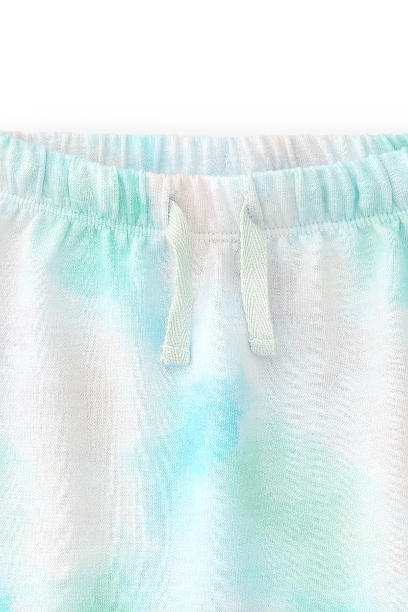Pantalón recién nacido verde agua claro tie dye - Imagen 5